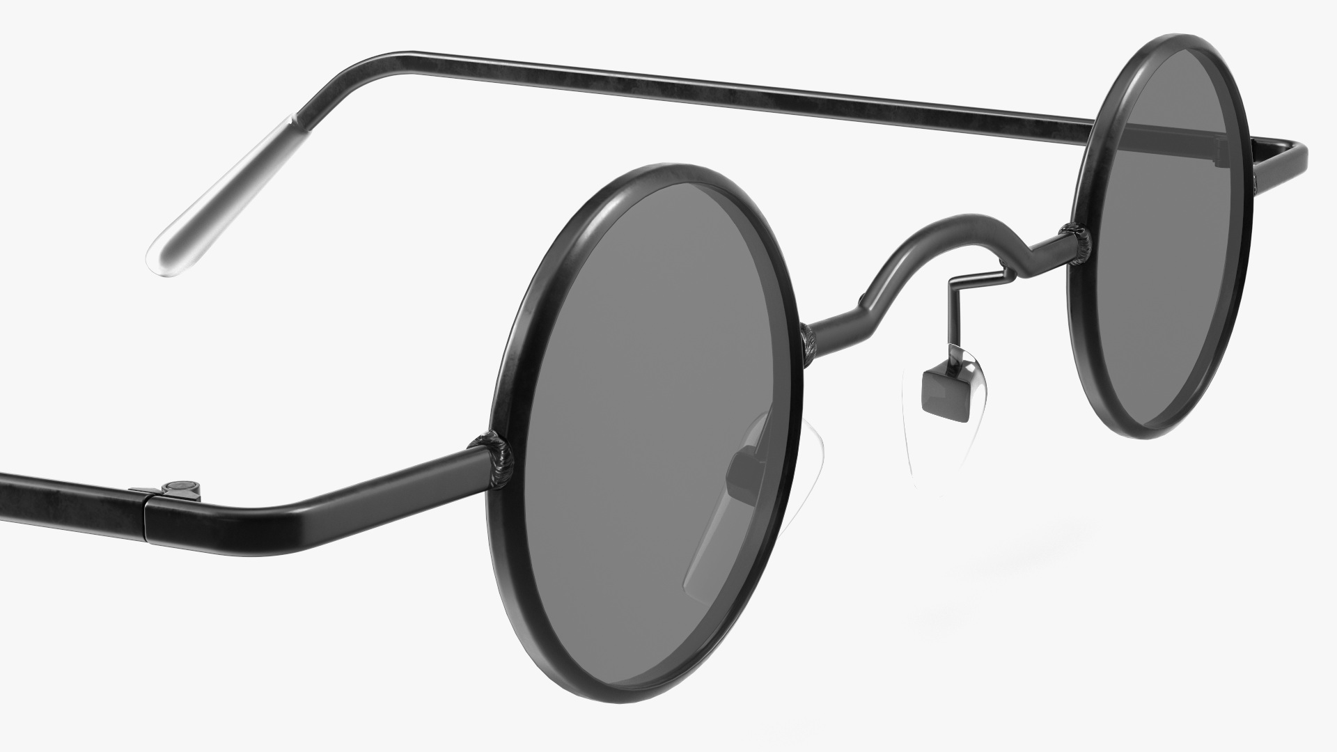 3D model Unisex Vintage Rock Punk Sunglasses