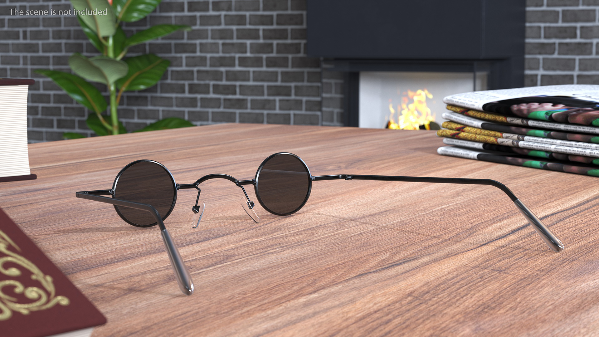 3D model Unisex Vintage Rock Punk Sunglasses