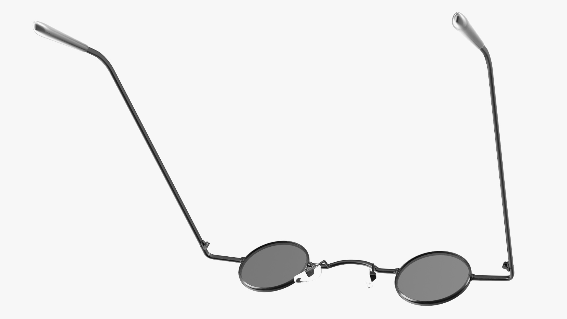 3D model Unisex Vintage Rock Punk Sunglasses