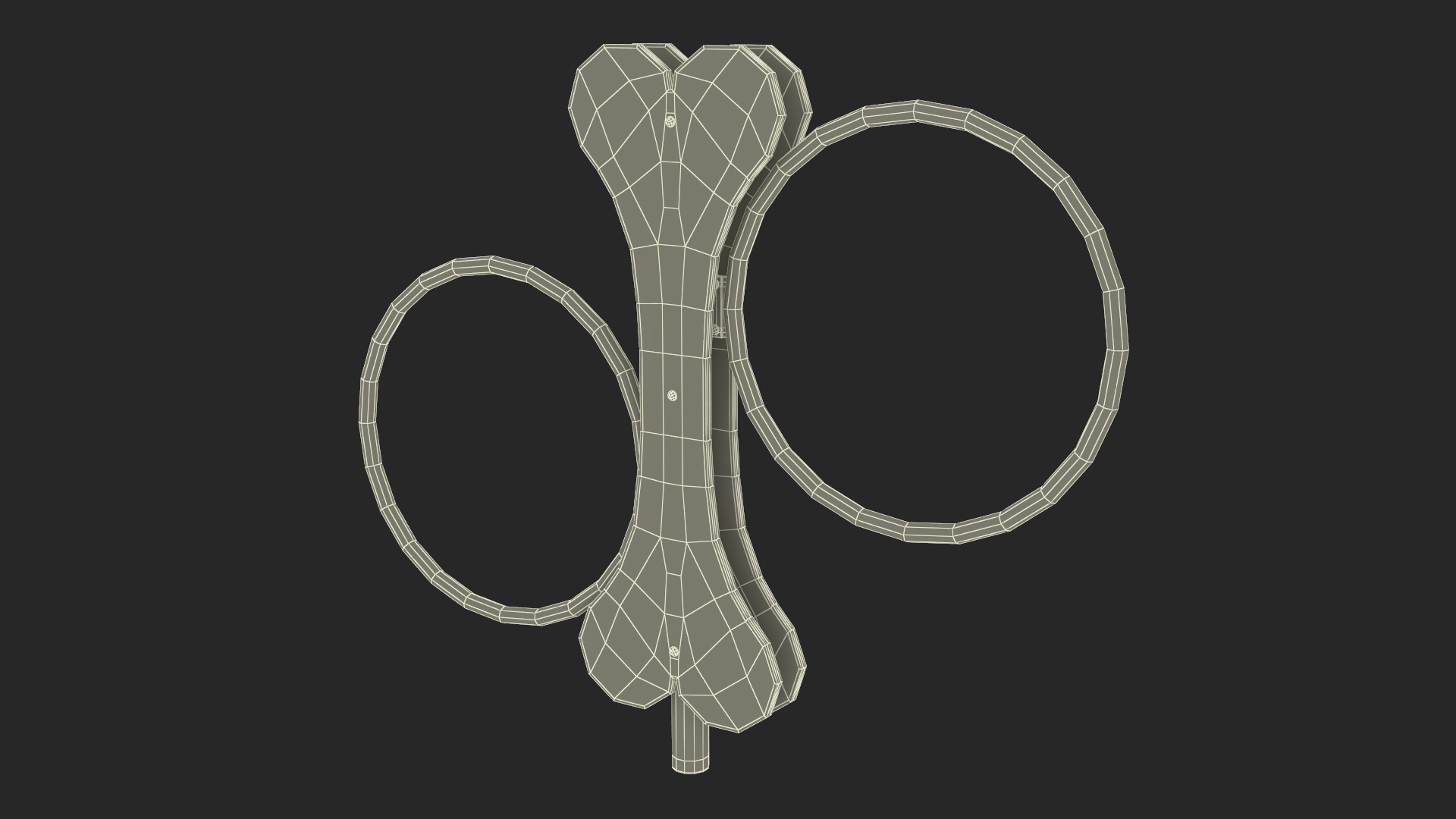 Dog Park Hoop Jump Green 3D model