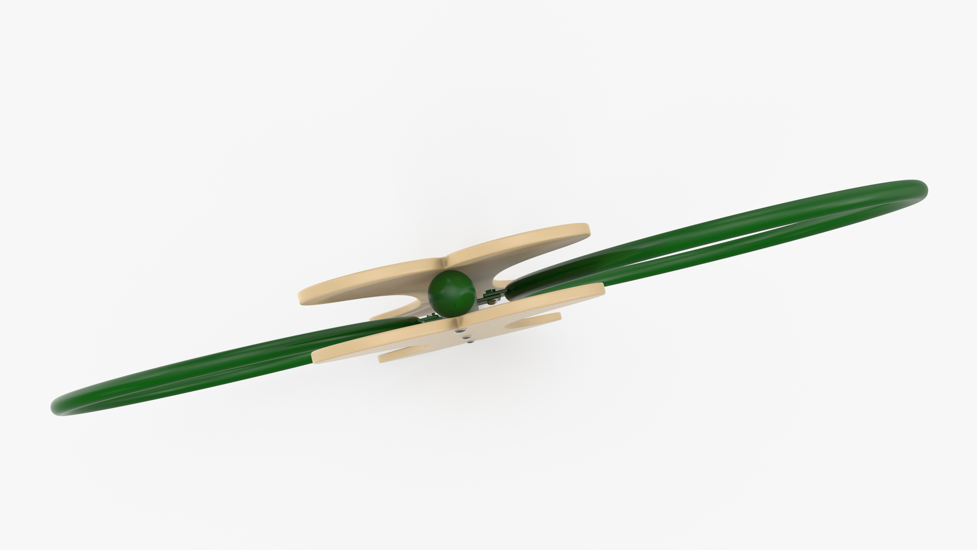Dog Park Hoop Jump Green 3D model