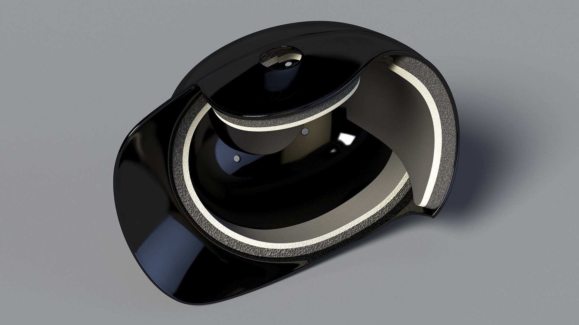 3D model Baseball Helmet Jaw Guard