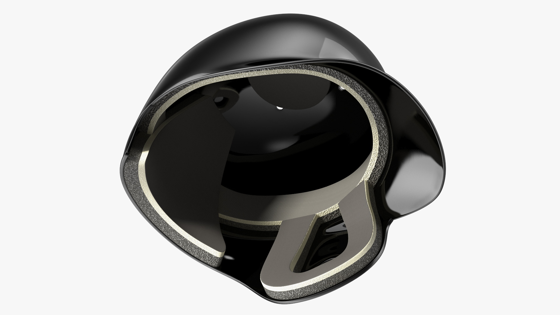 3D model Baseball Helmet Jaw Guard