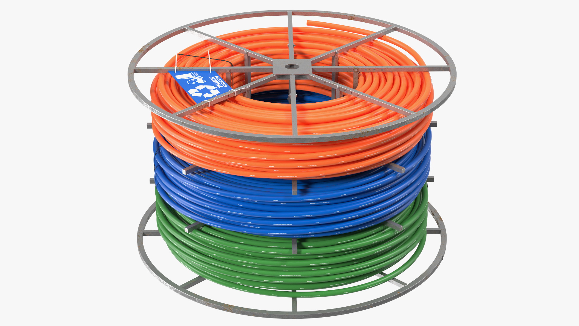 HDPE Conduit Reel 3D