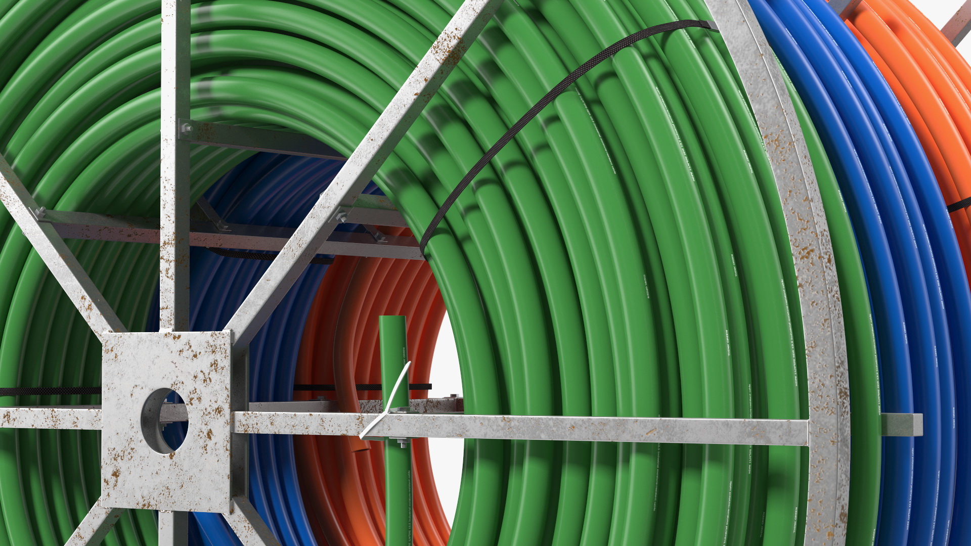 HDPE Conduit Reel 3D