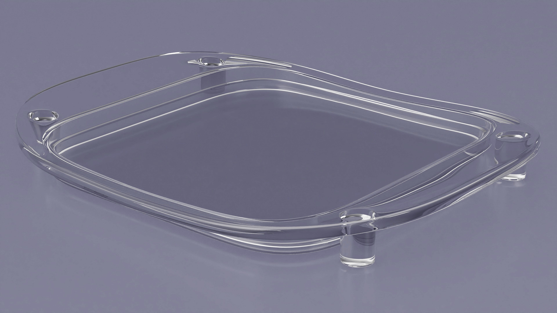Transparent Money Tray 3D