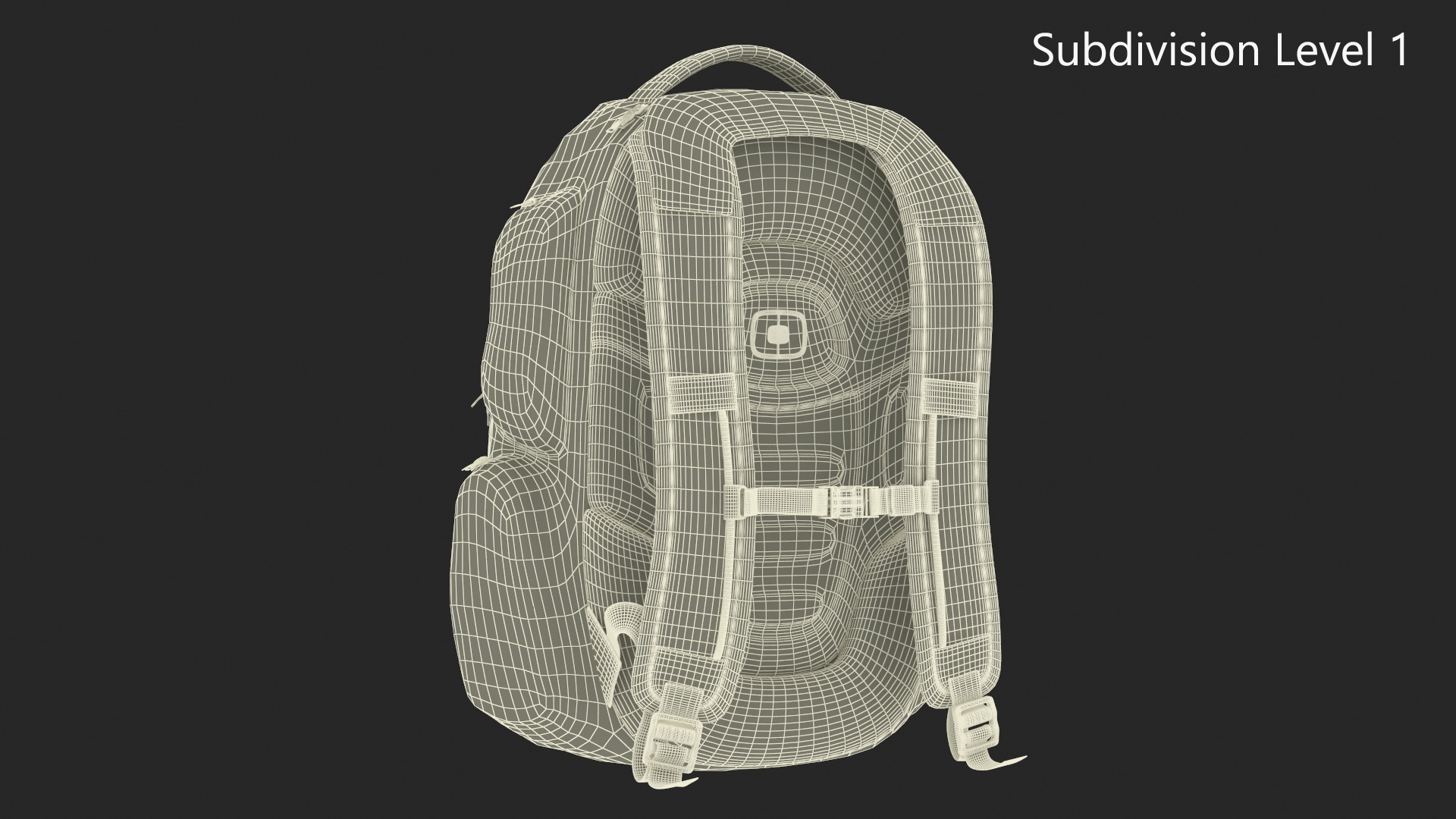 Travel Backpack with Multiple Pockets 3D