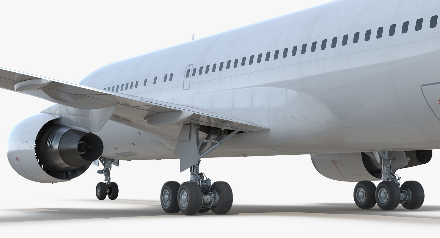 Boeing 767 200 Generic Rigged 3D model