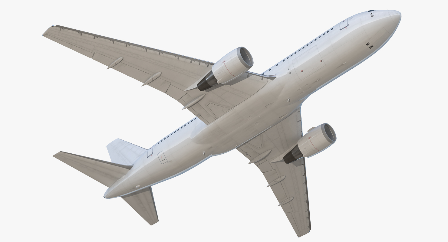 Boeing 767 200 Generic Rigged 3D model