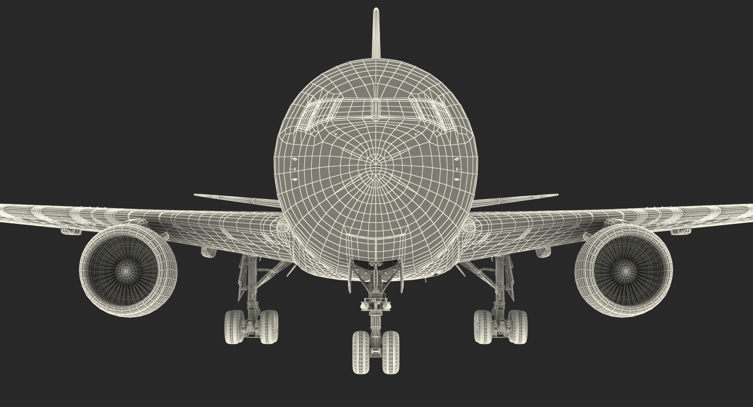 Boeing 767 200 Generic Rigged 3D model