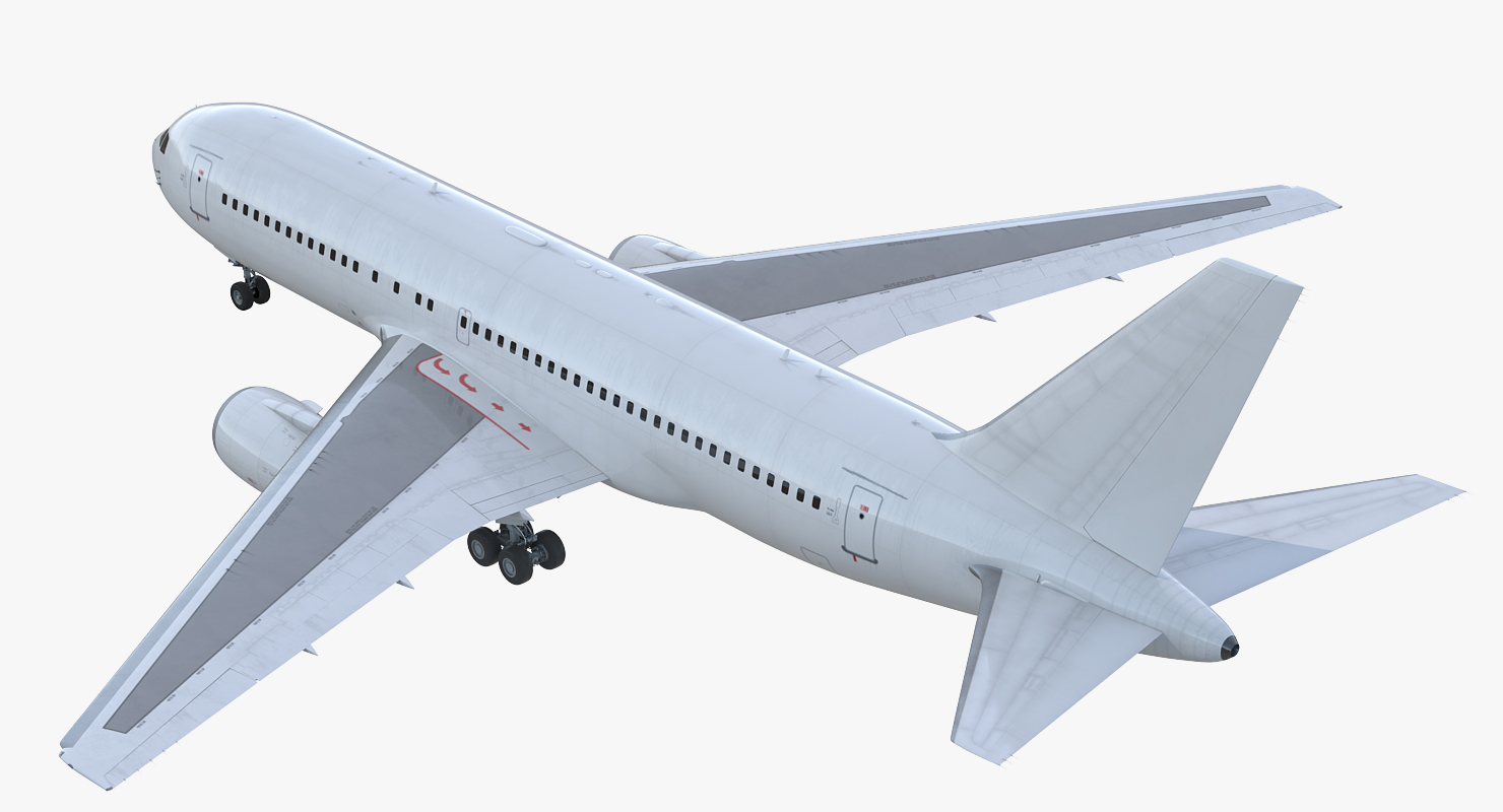 Boeing 767 200 Generic Rigged 3D model