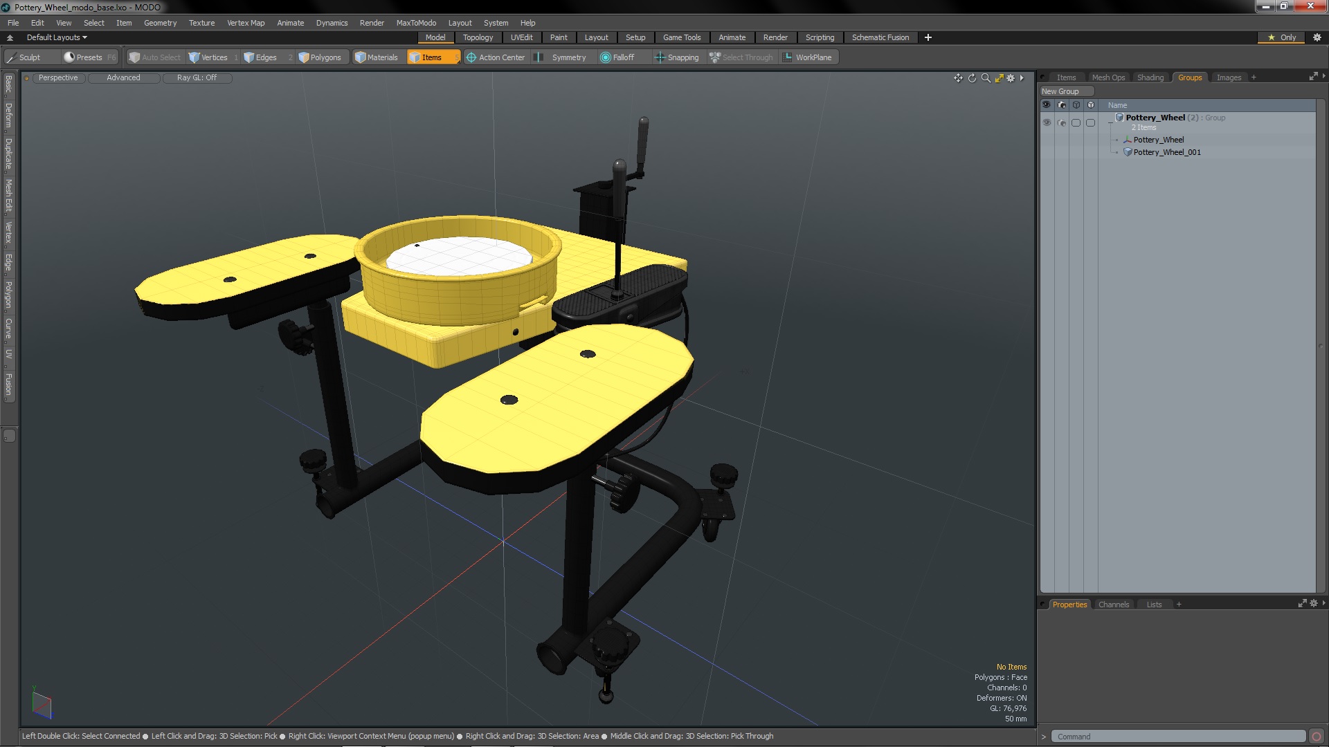 3D Pottery Wheel model