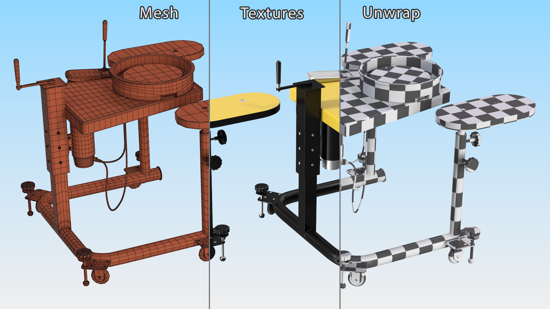 3D Pottery Wheel model