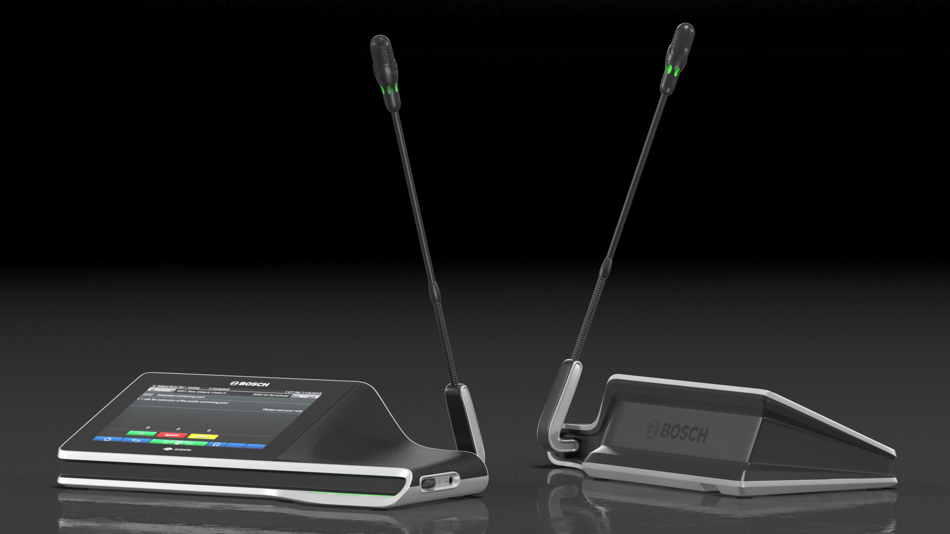 3D Bosch Dicentis Multimedia Device with Stem Microphone model