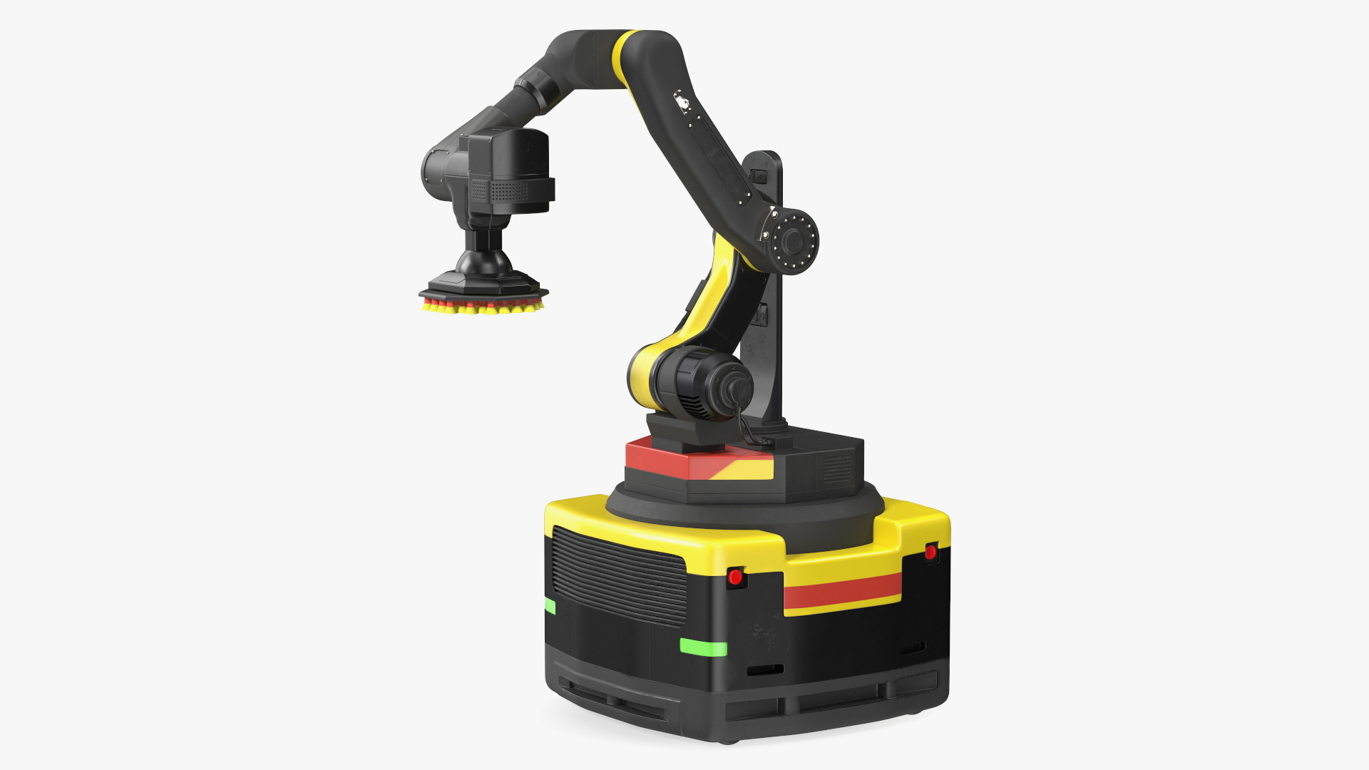 Warehouse Loader Robot Yellow 3D model