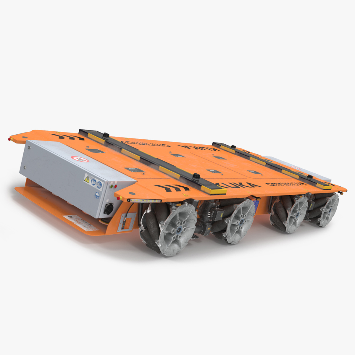 Dirty Orange Omnimove KUKA Rigged for Maya 3D