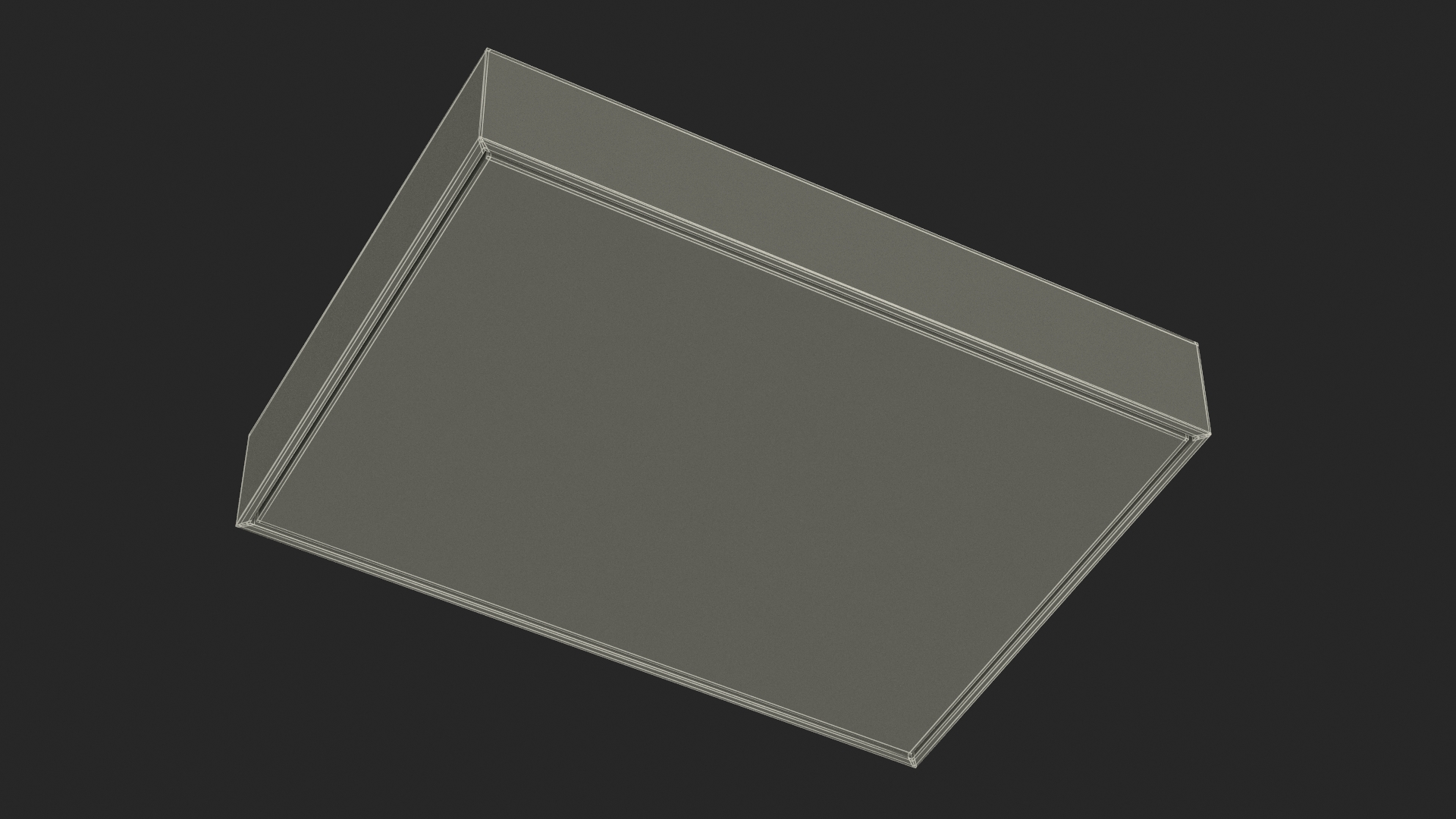 16-inch Apple MacBook Pro Packaging Box 3D model