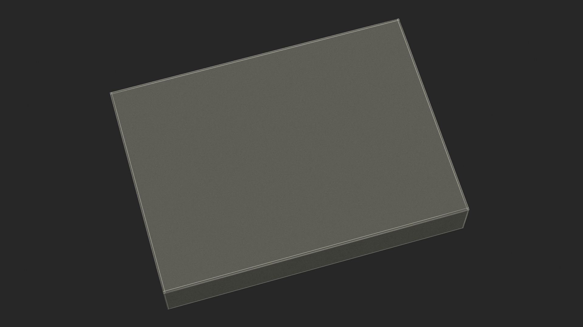 16-inch Apple MacBook Pro Packaging Box 3D model