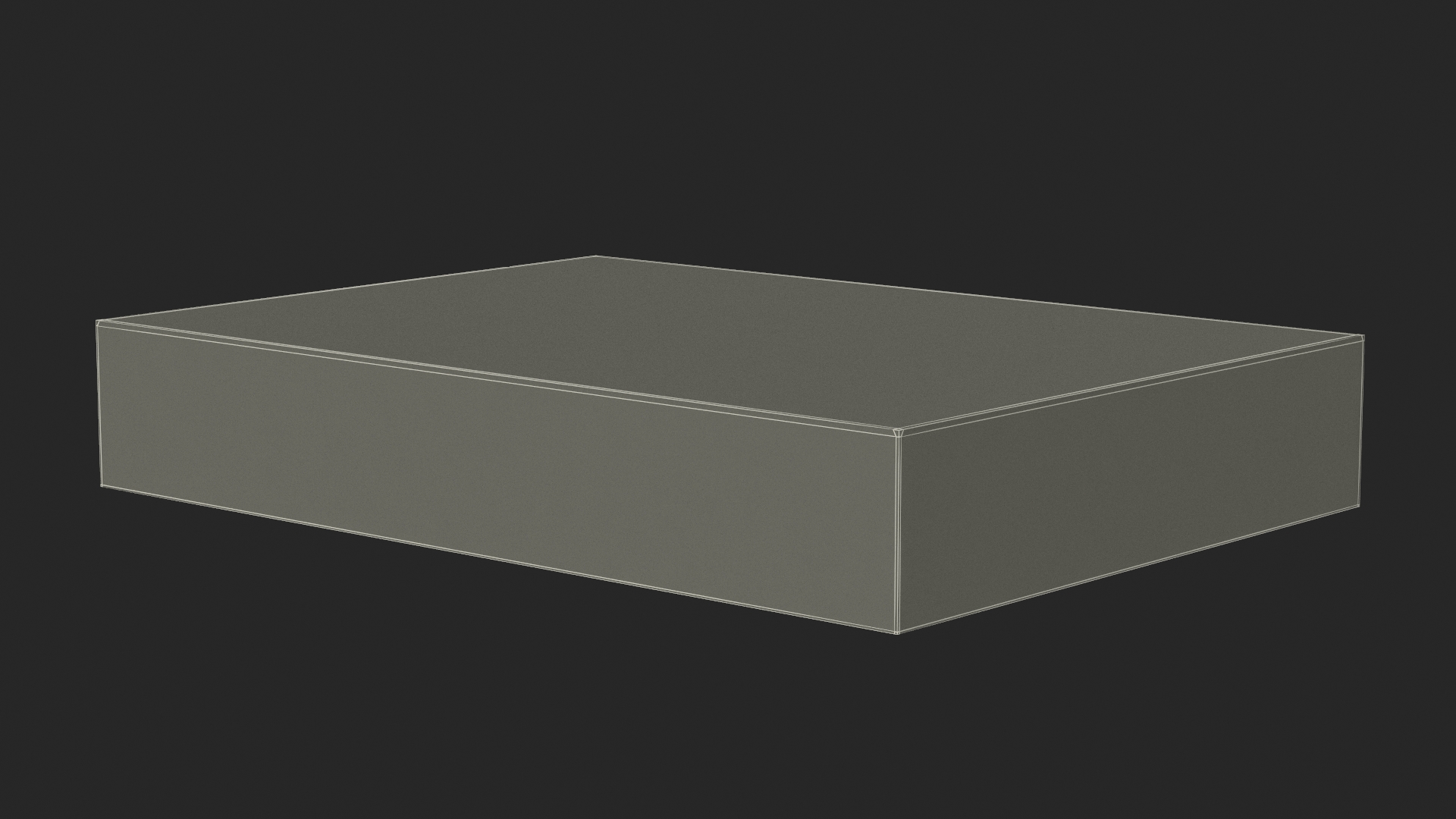 16-inch Apple MacBook Pro Packaging Box 3D model