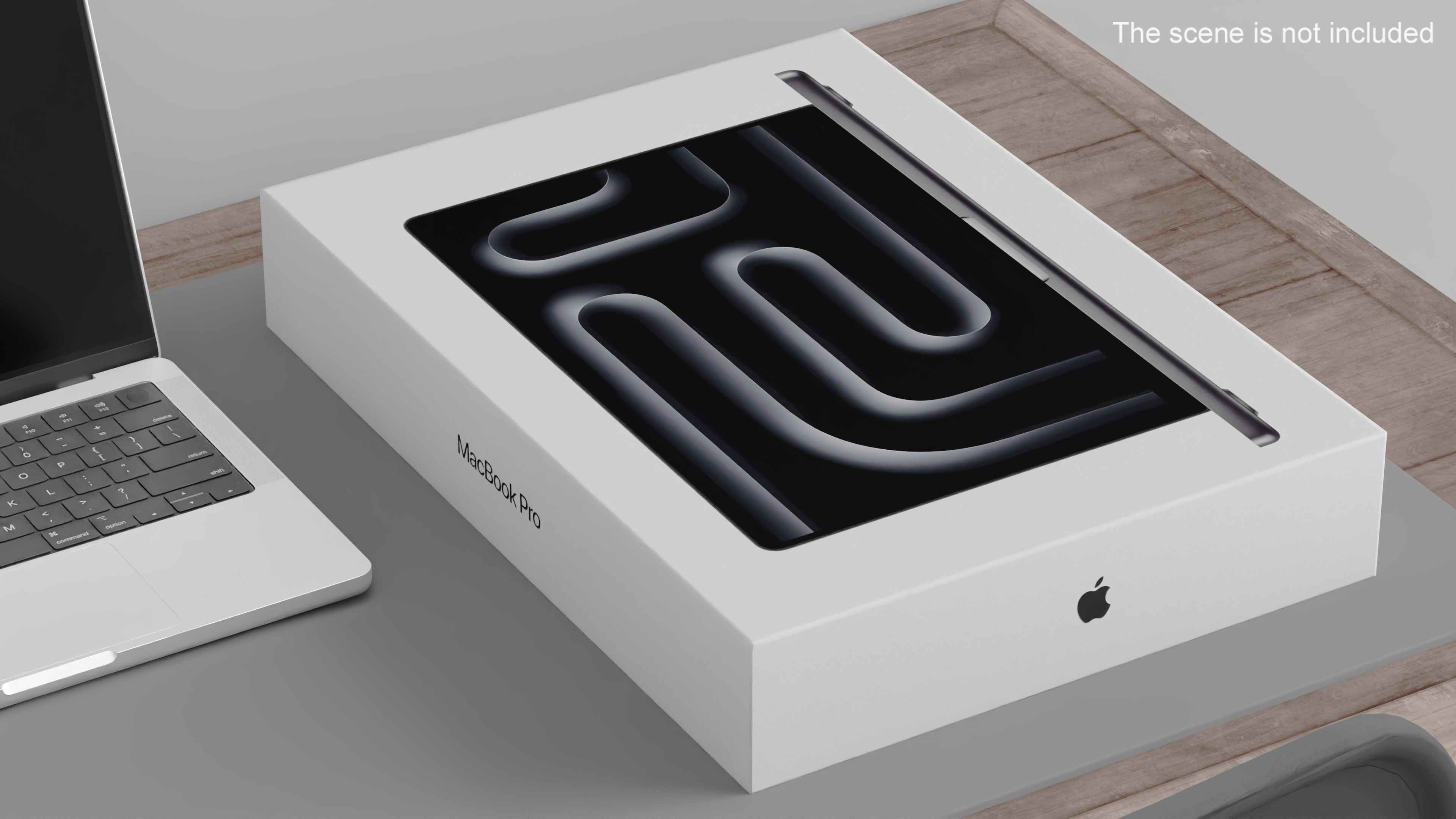 16-inch Apple MacBook Pro Packaging Box 3D model
