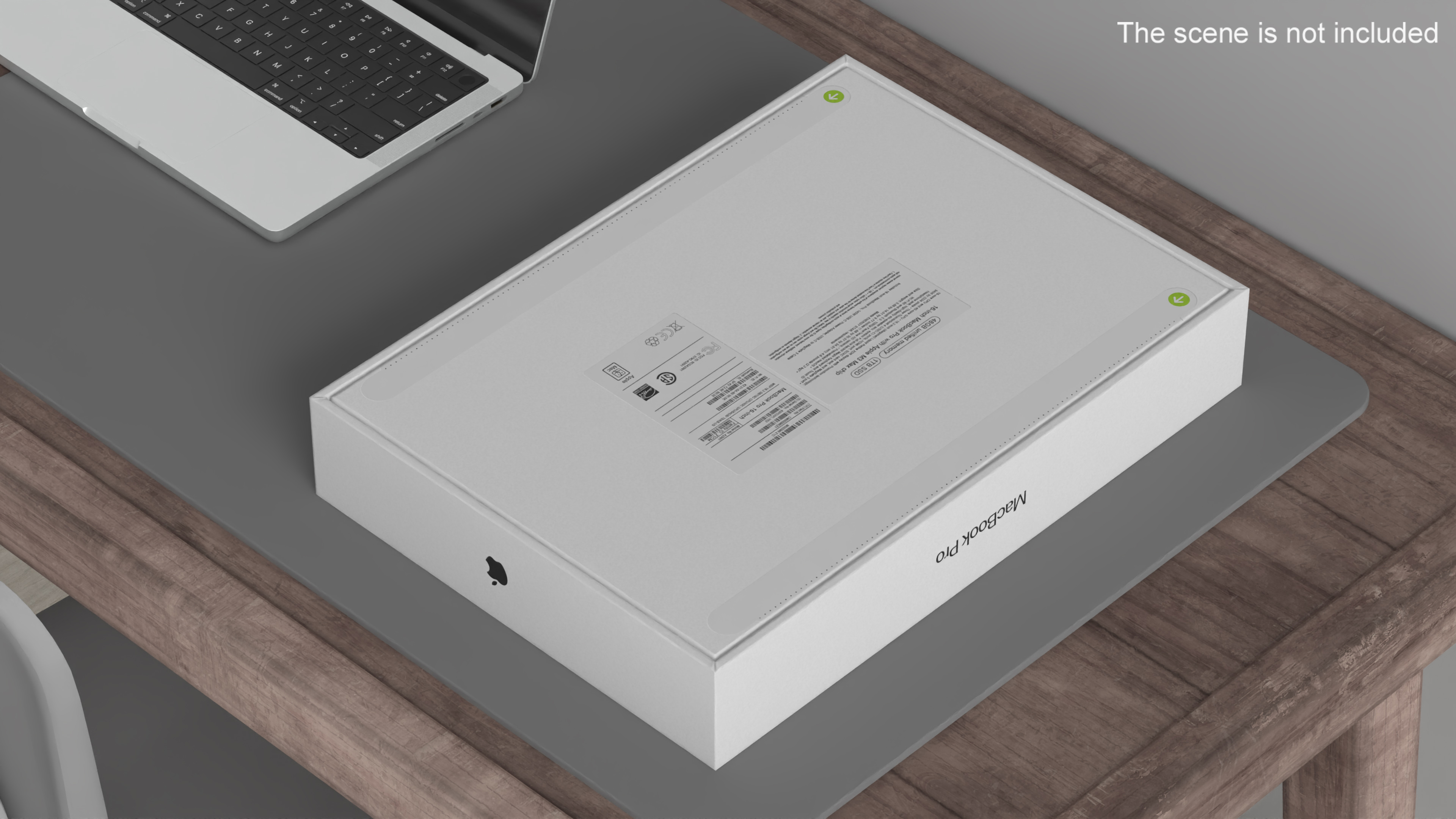 16-inch Apple MacBook Pro Packaging Box 3D model
