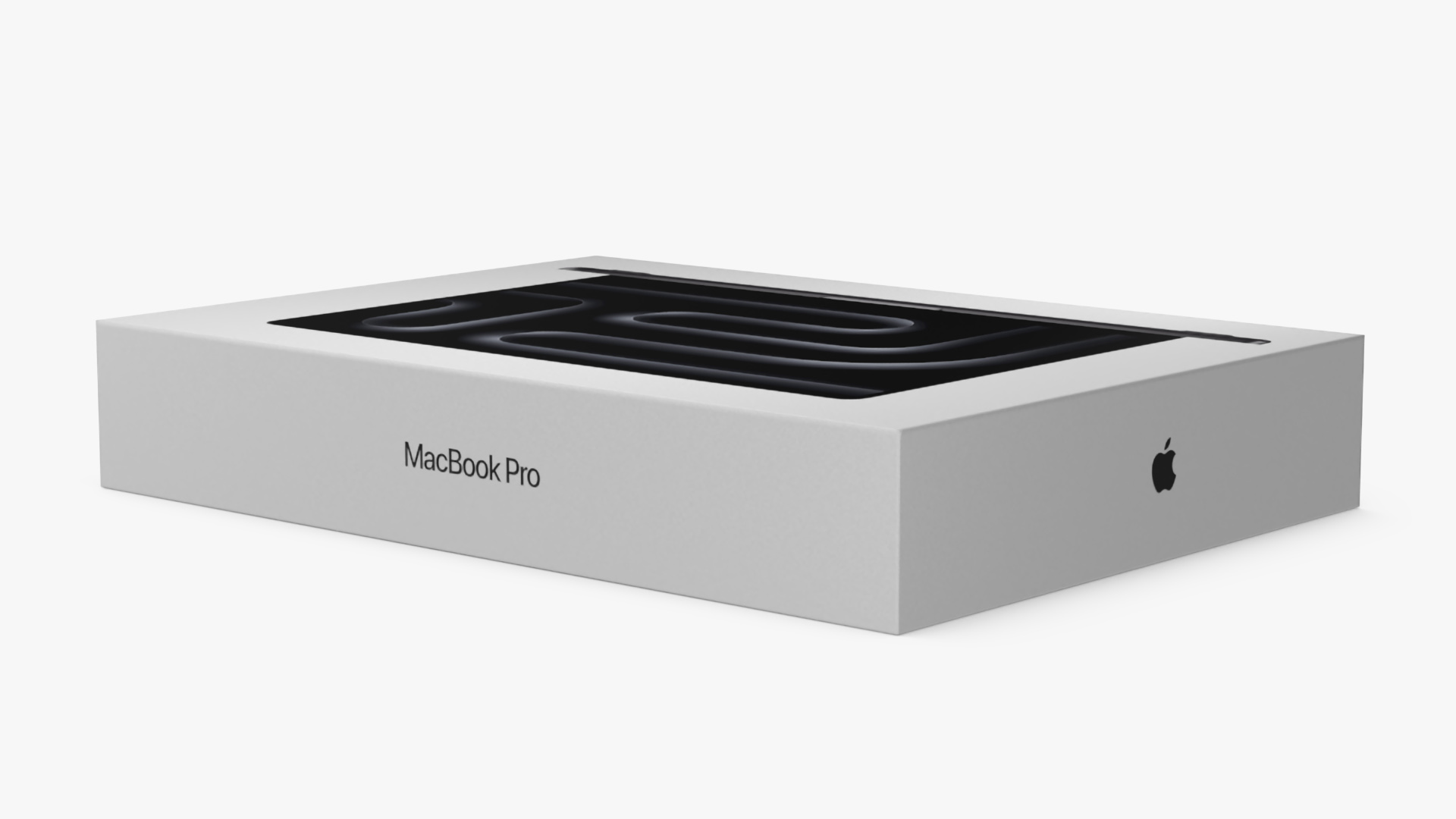 16-inch Apple MacBook Pro Packaging Box 3D model