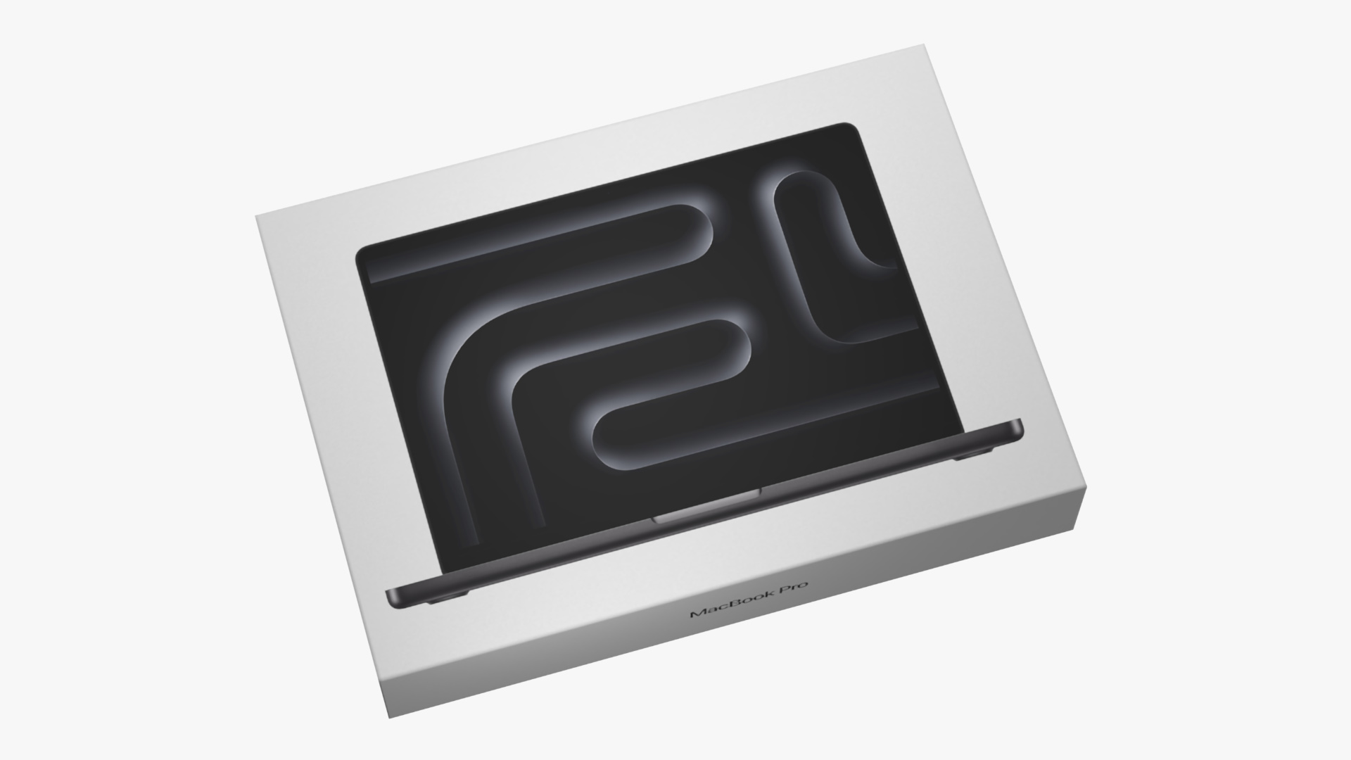 16-inch Apple MacBook Pro Packaging Box 3D model