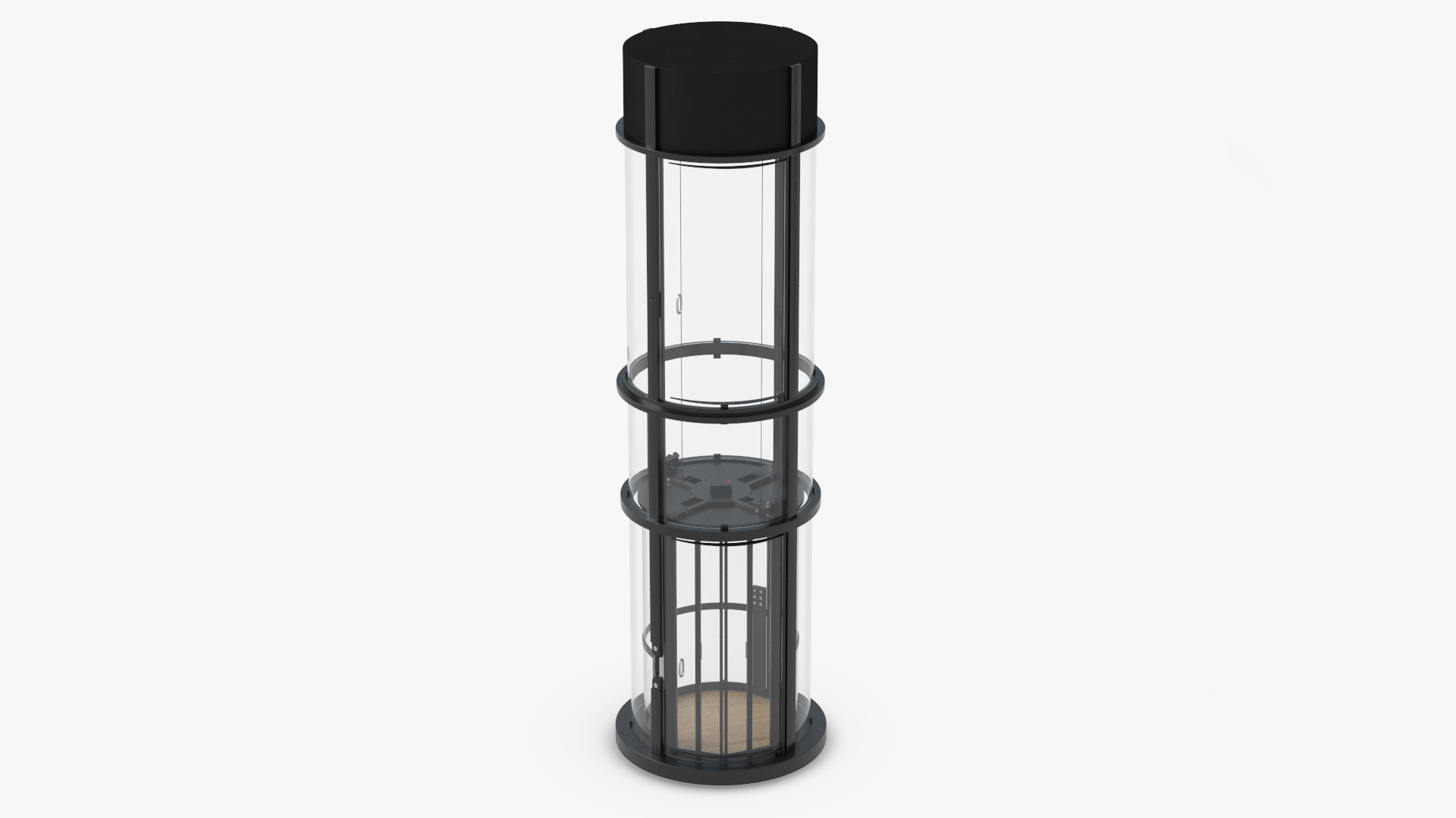 Vuelift Glass Elevator 3D