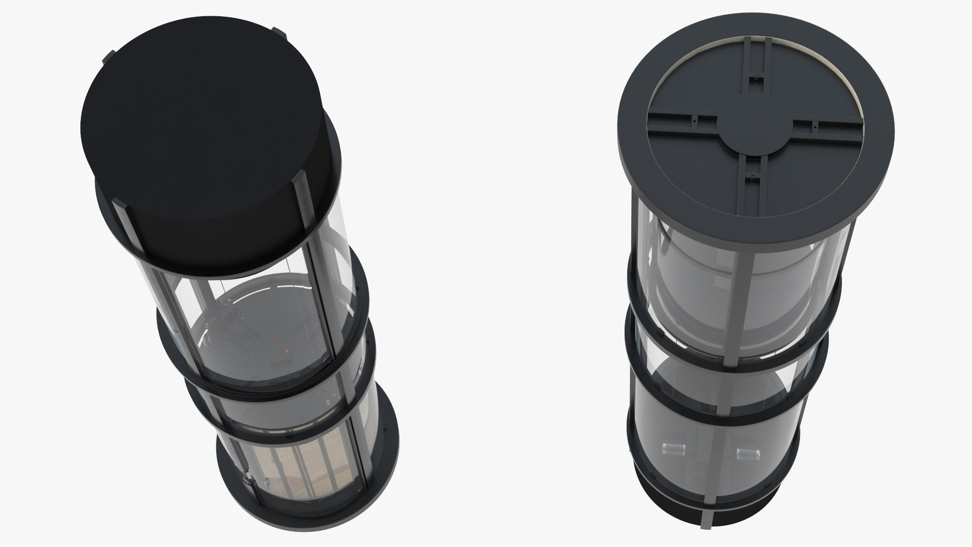 Vuelift Glass Elevator 3D