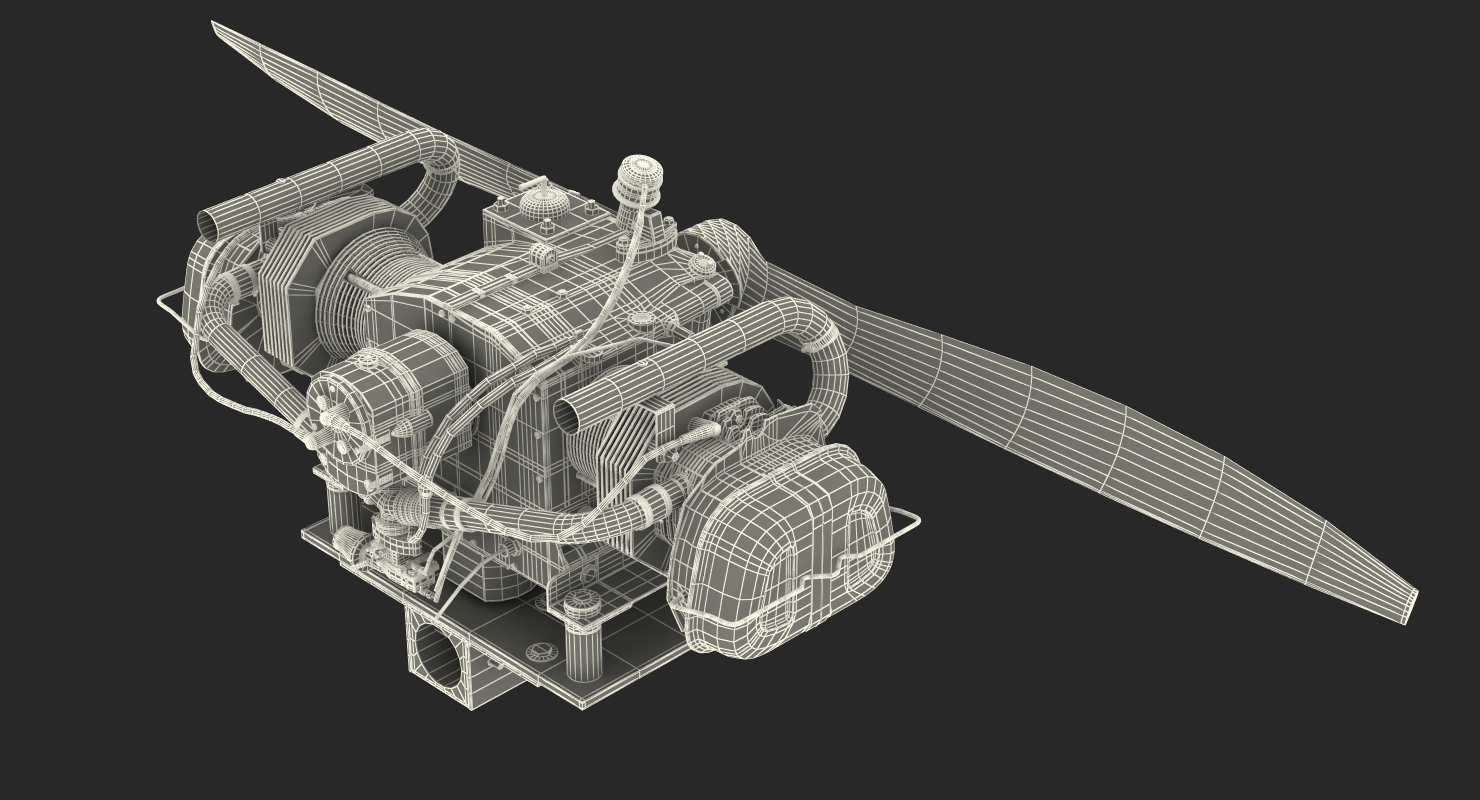 Chotia Weedhopper Engine 3D model