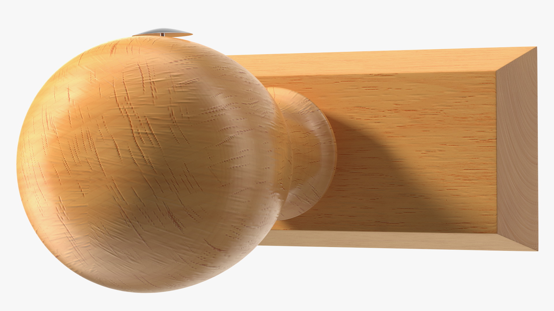 Rubber Stamp with Wood Handle Certified 3D model