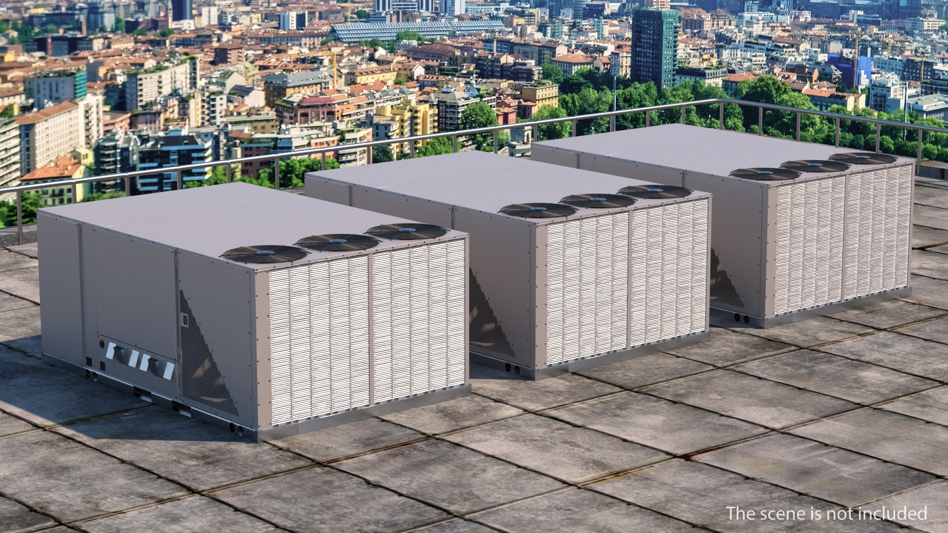 3D 3 Vents Rooftop Air Conditioning System New model