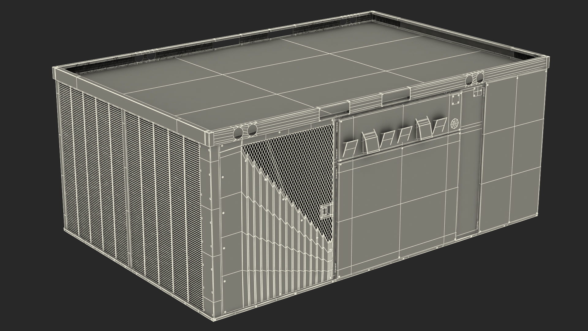 3D 3 Vents Rooftop Air Conditioning System New model