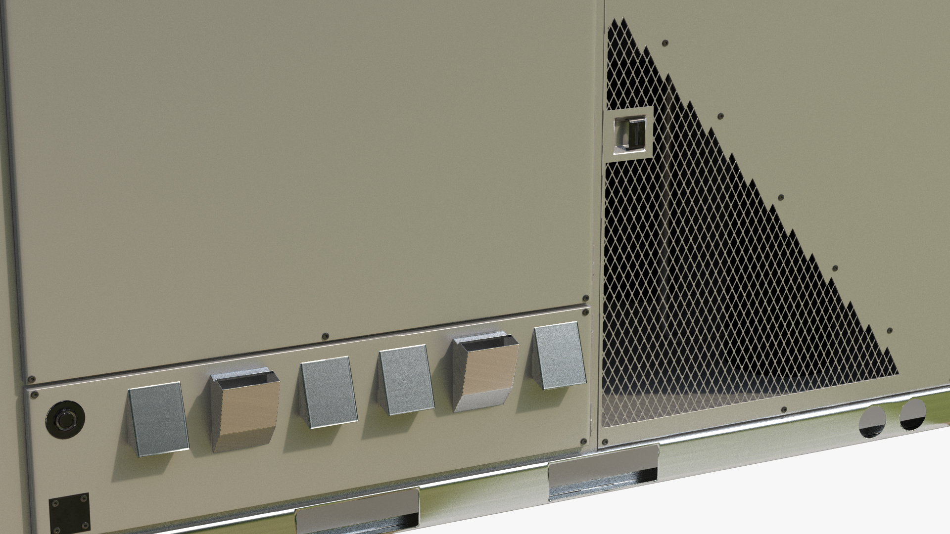 3D 3 Vents Rooftop Air Conditioning System New model
