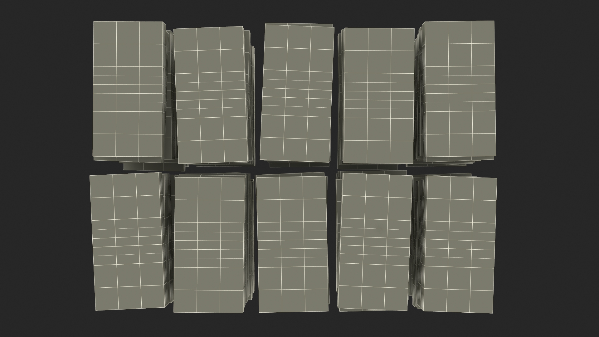 3D Stacked 500 Euro Currency Packs