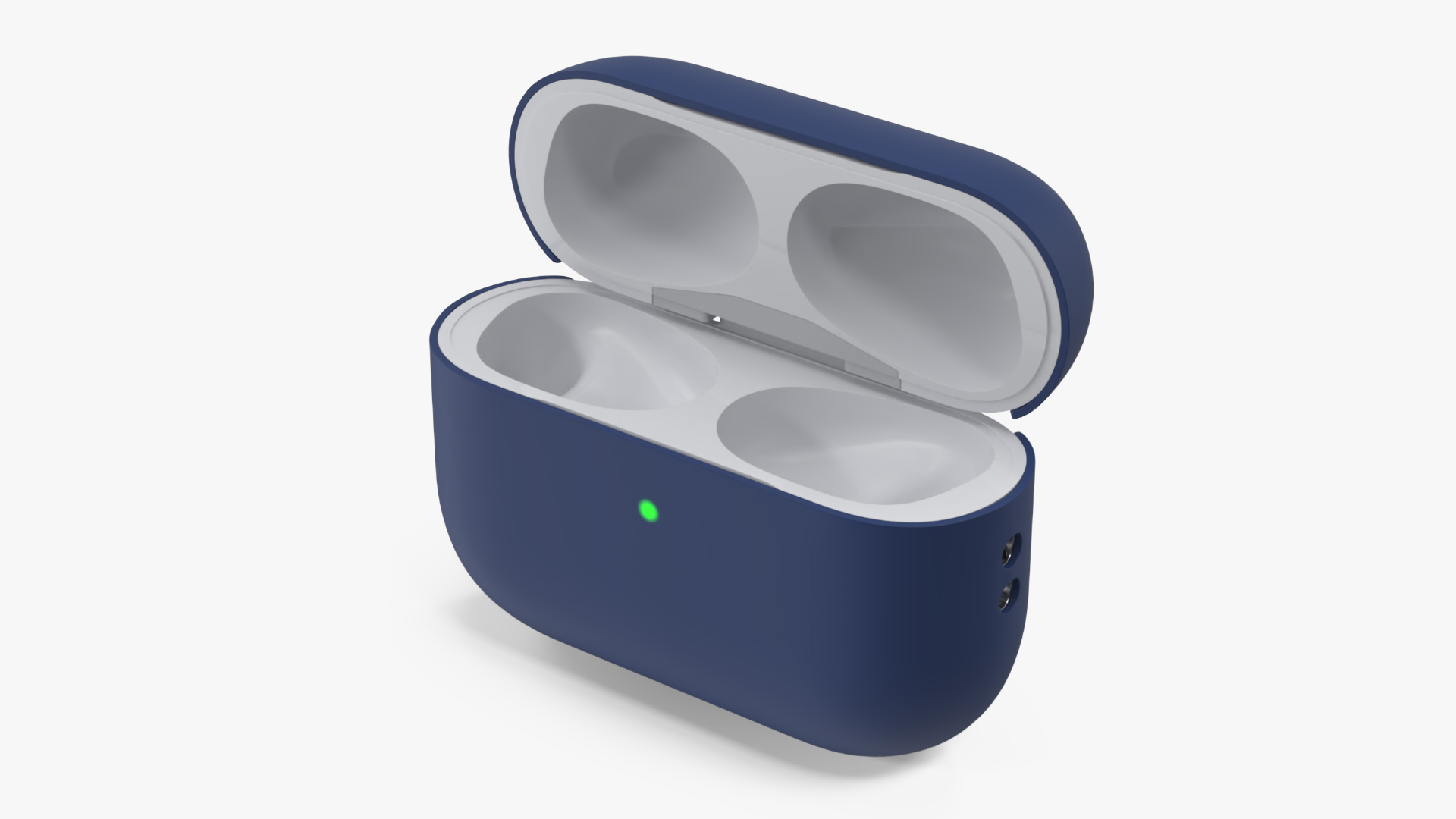 Apple AirPods Pro 2 USB-C with Silicone Case Blue 3D model
