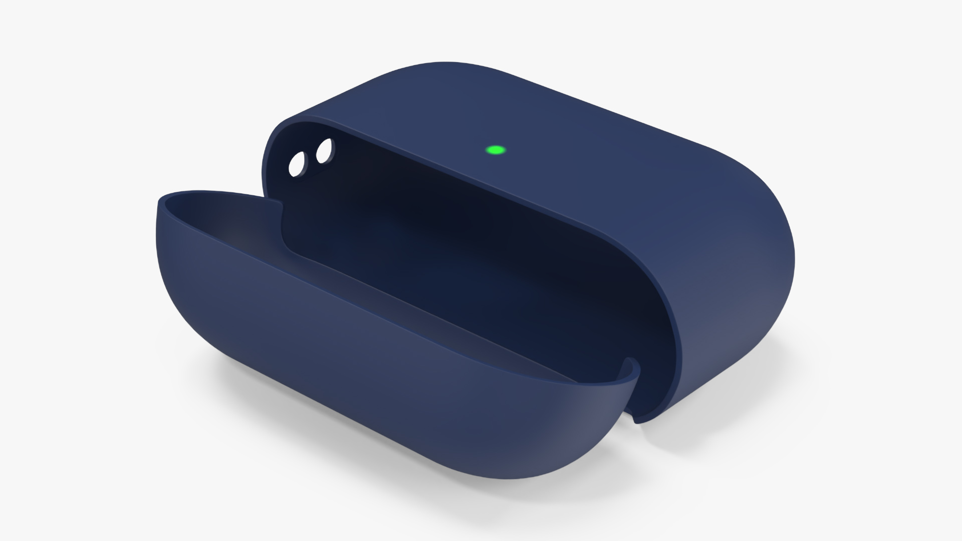 Apple AirPods Pro 2 USB-C with Silicone Case Blue 3D model