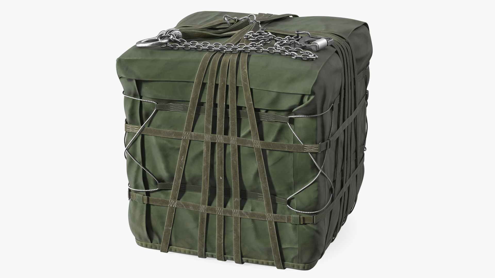 Military Cargo Lifting Net Bag Standing 3D model