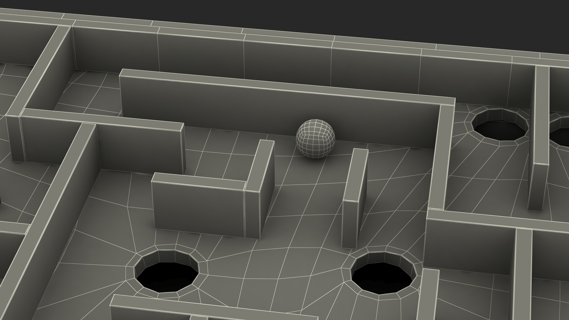 Board Game Marble Labyrinth from Cardboard 3D