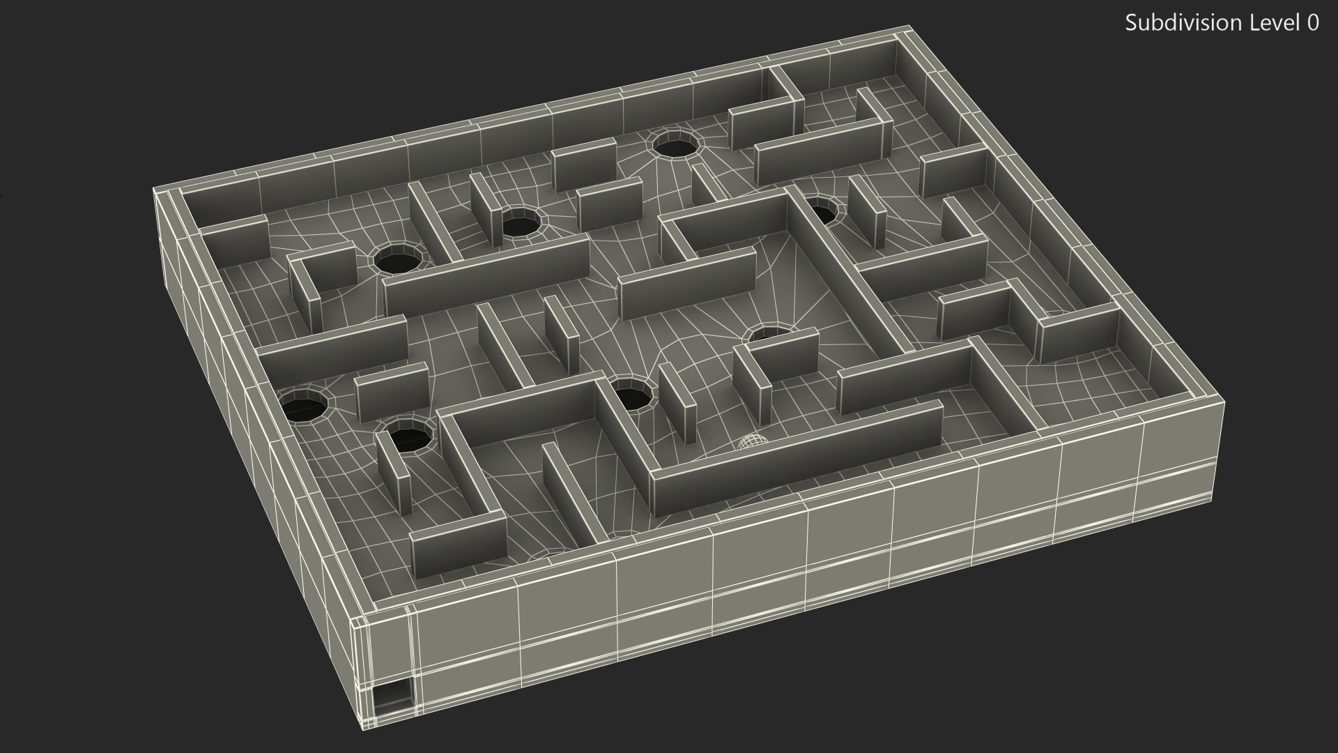 Board Game Marble Labyrinth from Cardboard 3D