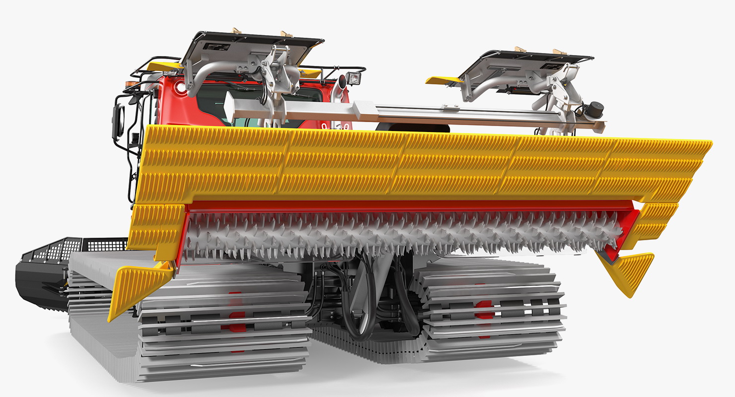 3D Snowcat PISTENBULLY 100 Clean Rigged