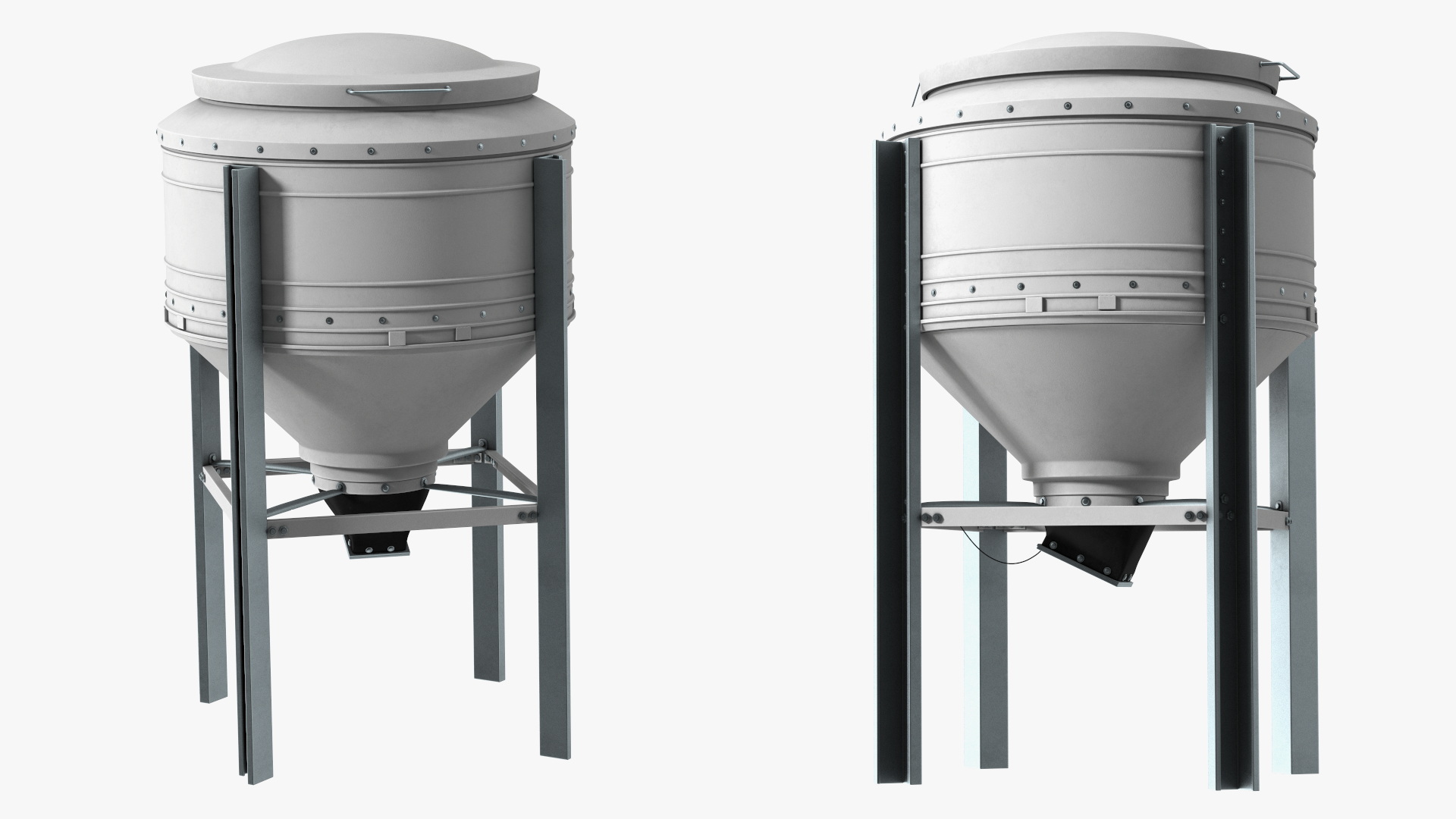 3D Mini Corn Bin model