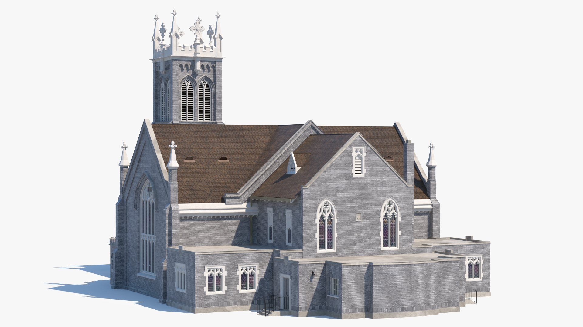 3D Ancient Catholic Church model