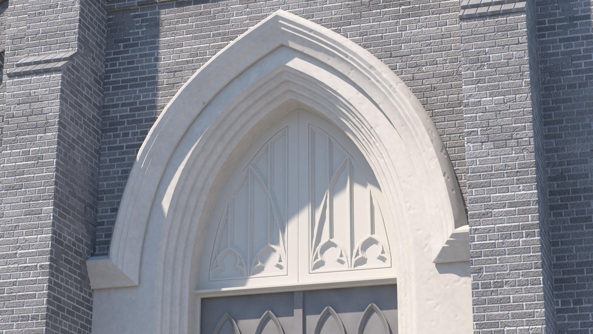 3D Ancient Catholic Church model