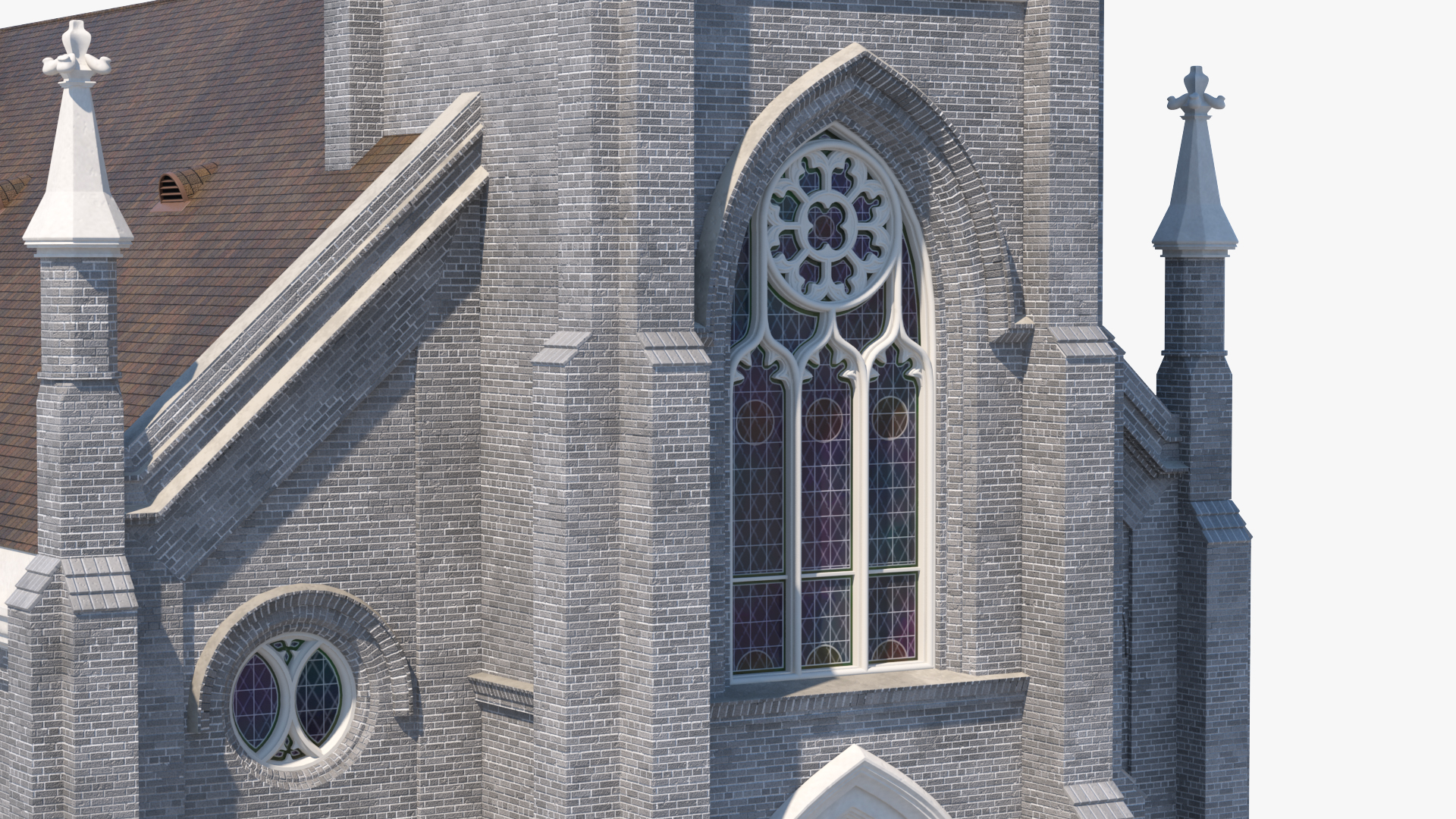 3D Ancient Catholic Church model
