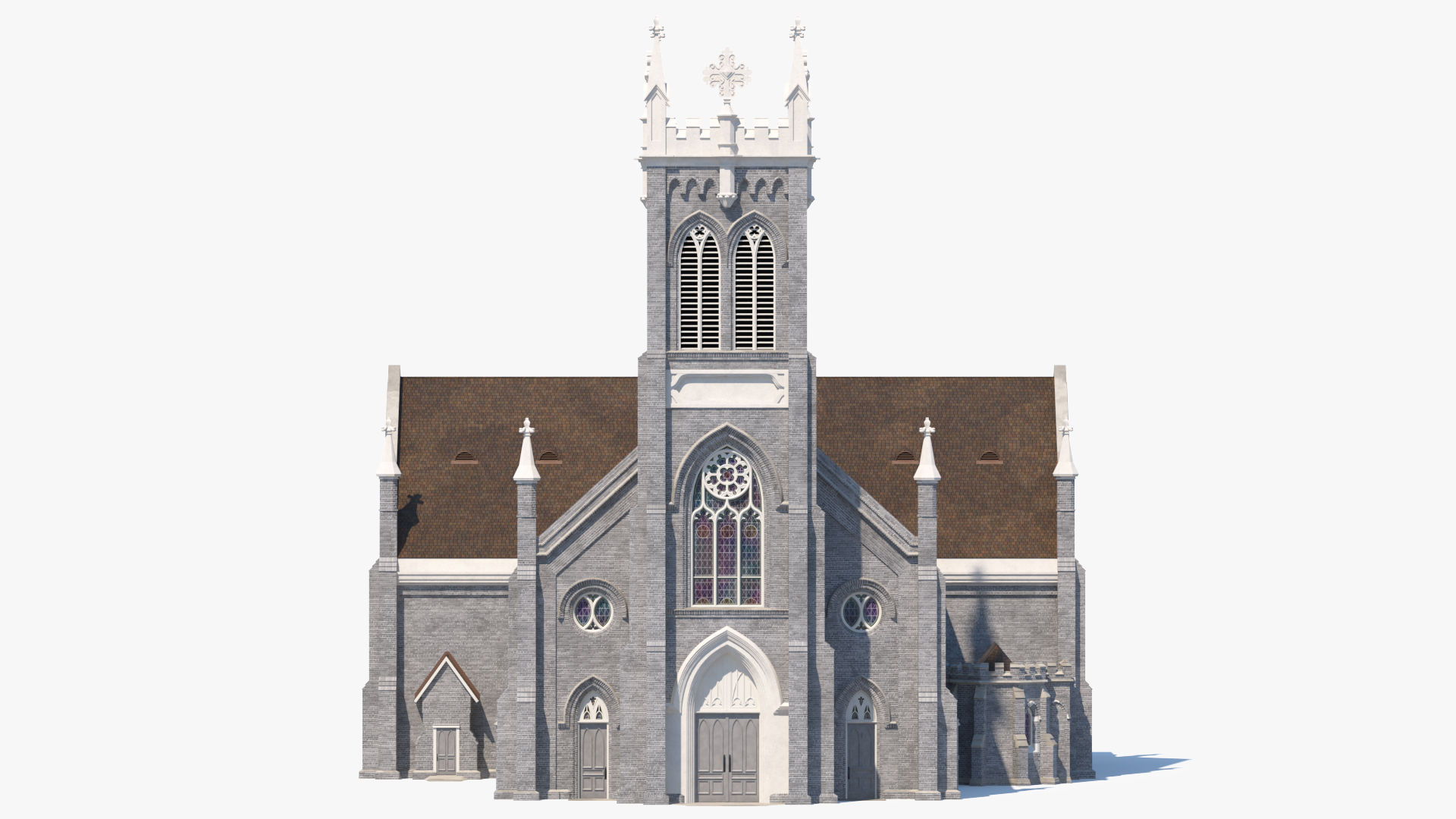 3D Ancient Catholic Church model