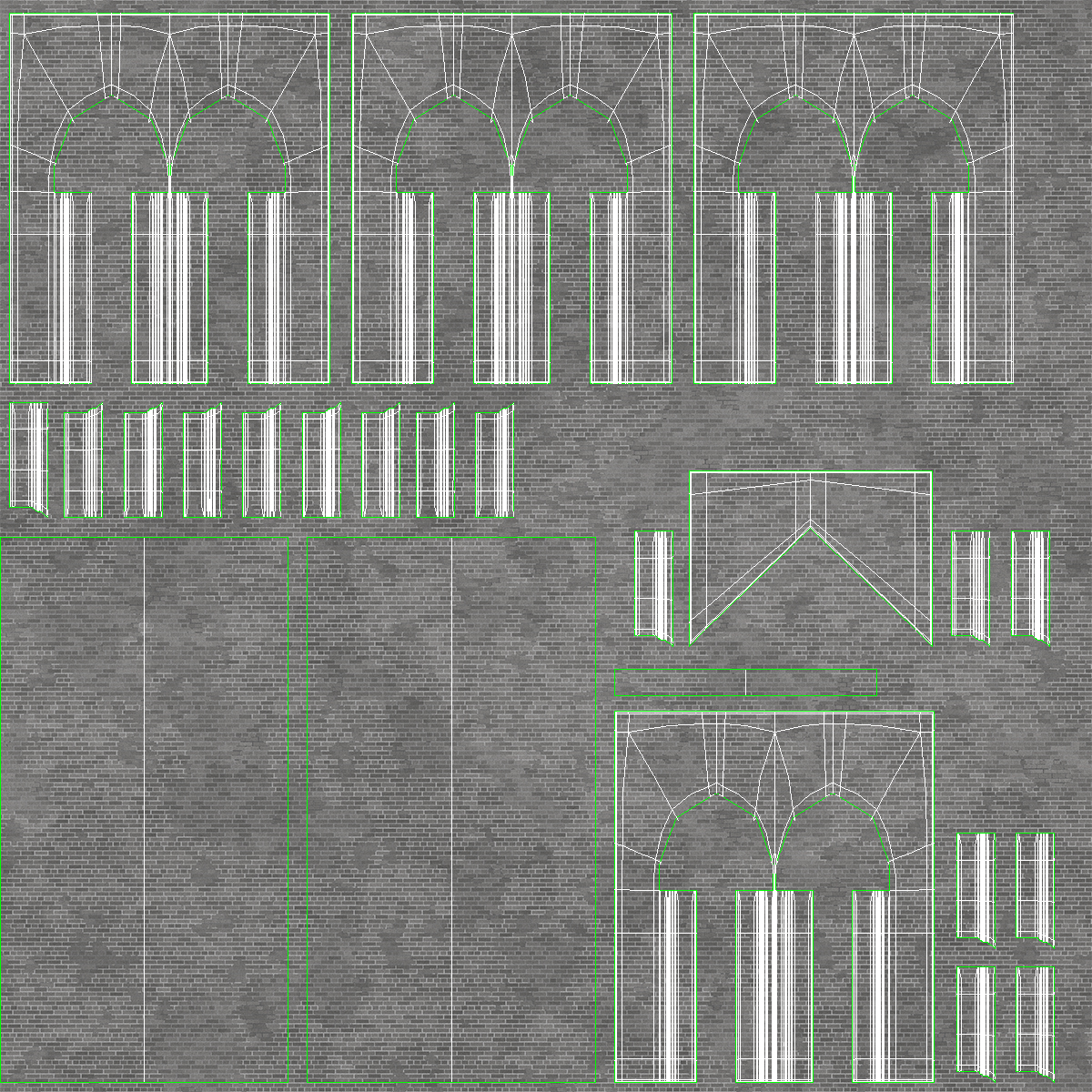 3D Ancient Catholic Church model