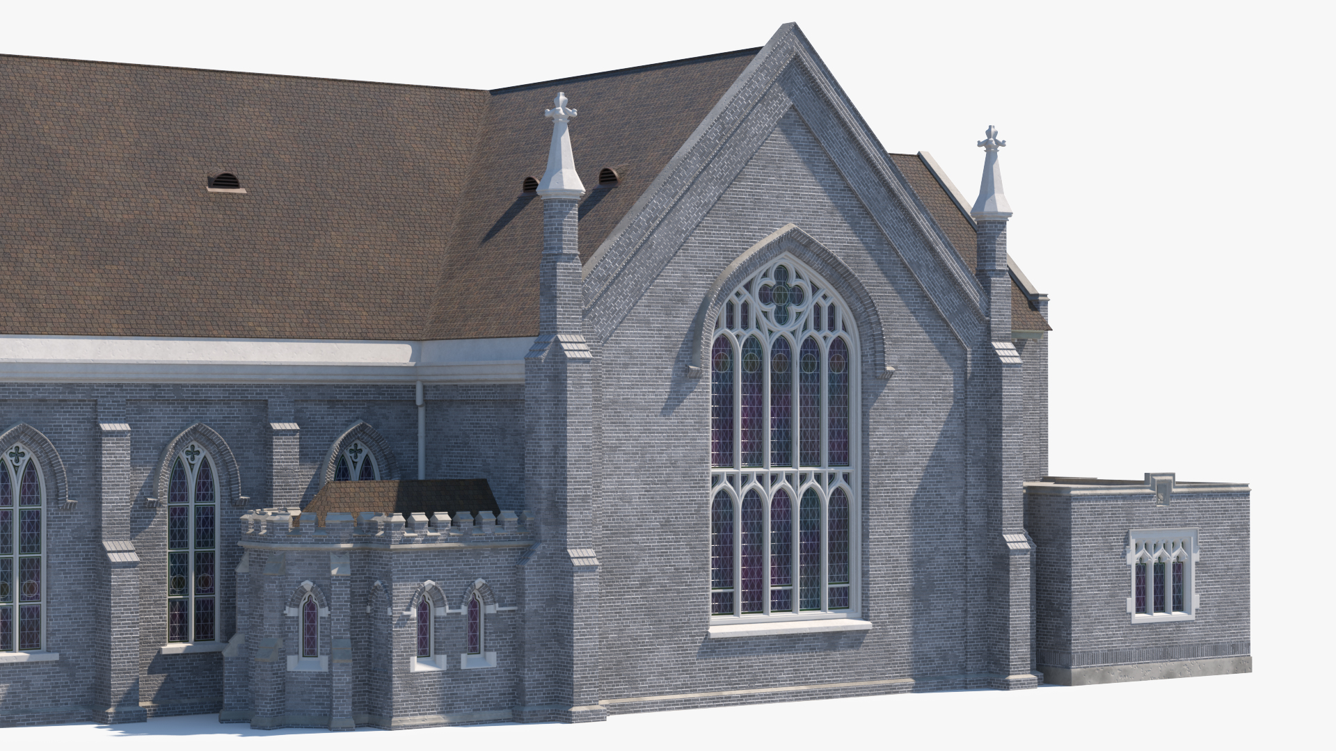3D Ancient Catholic Church model