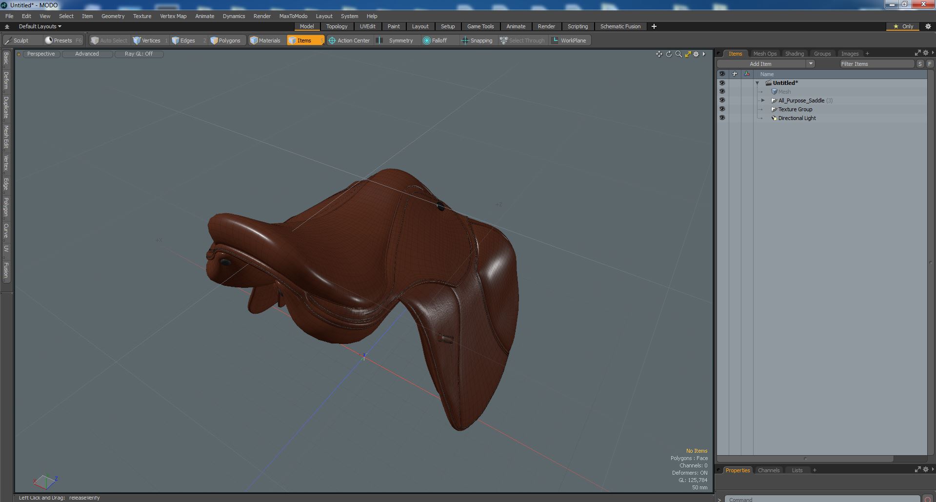 3D All Purpose Saddle model