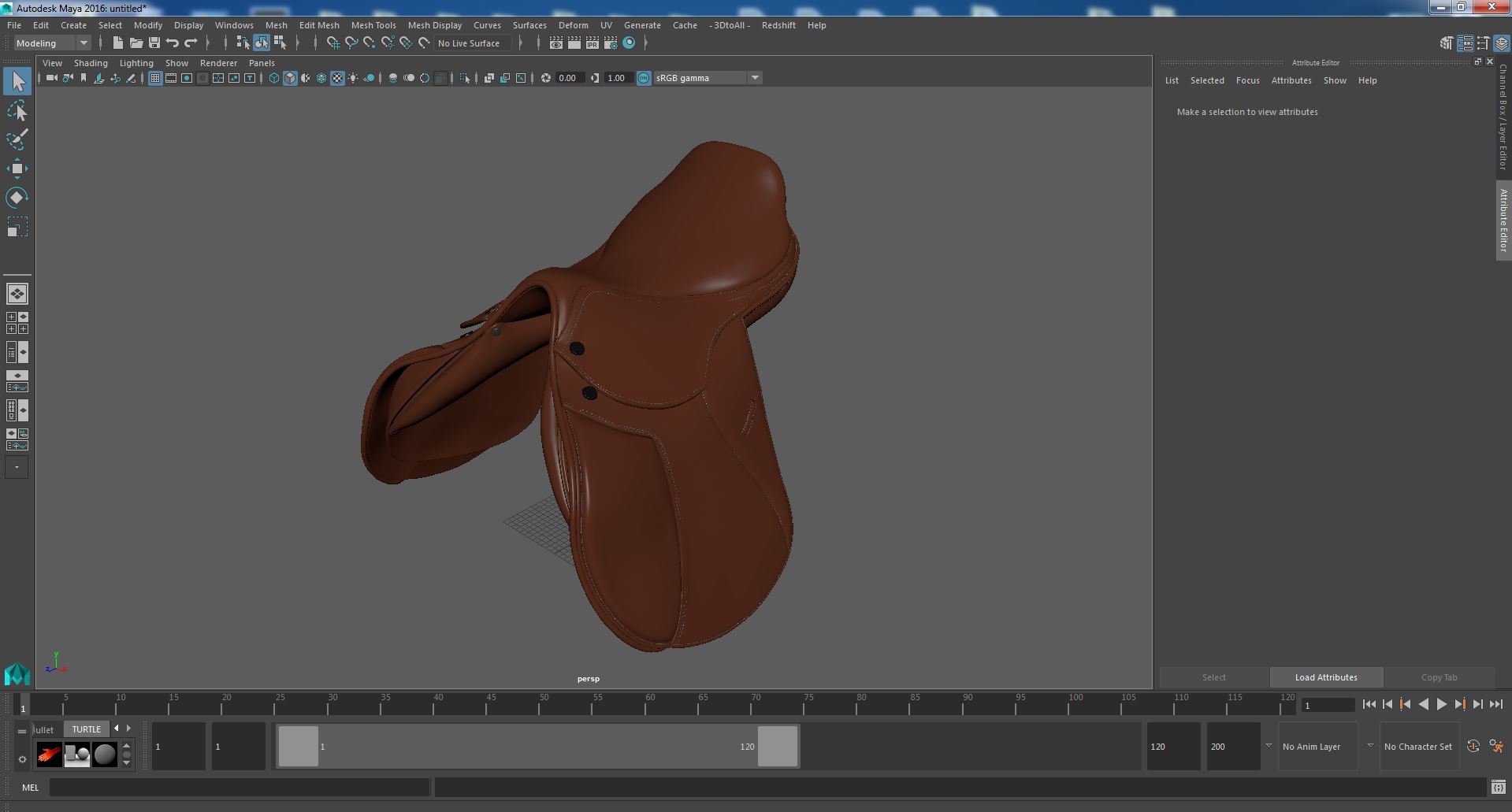 3D All Purpose Saddle model